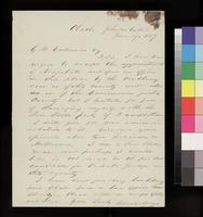 Letter, Charles Mayo to G.W. Collamore