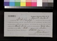 Certificate, Surveyor General to William H. Bayless