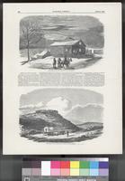 Page from Harper's Weekly, "Famous Places in Kansas"