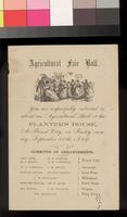 Invitation, Agricultural Fair Ball