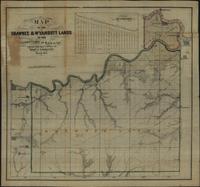 Map of the Shawnee and Wyandott Lands