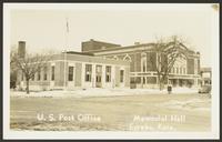 U.S. Post Office, Memorial Hall - Eureka, Kansas
