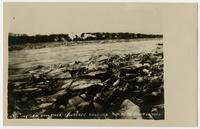 Ice jam, Kaw River, Lawrence, Kansas