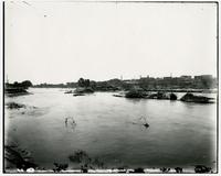 Bridge washed out by flood (1903 Flood)