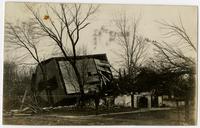 G. Sullivan residence on its side (1911 Tornado)