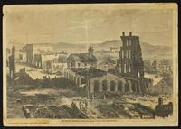 Harper's Weekly Print, "The Ruins of Lawrence, Kansas -- Sketched by a Correspondent" (Quantrill's Raid)