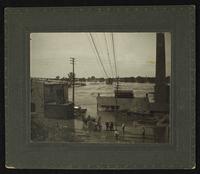River and back of Bowersock Mill (1903 Flood)