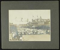 School children marching (Semi-Centennial Parade)