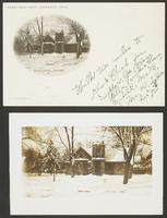 Trinity Episcopal Chapel, Front View in Snow