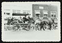 Souvenir booklet containing ten prints (Lawrence Centennial Parade)