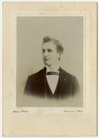 Portrait of a young man with no facial hair and a bowtie