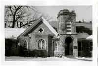 Trinity Episcopal Chapel with Bicycle on Lawn
