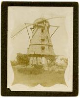 Windmill - Front view [cyanotype]