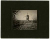 Windmill - Front view - looking down road towards windmill