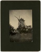 Windmill - Side view with pasture and trees in foreground