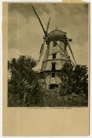Windmill - Side view with trees
