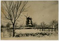 Windmill - Side view in snow