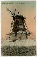 Windmill - Side view in snow