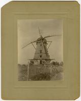 Windmill - Front view with fence in foreground