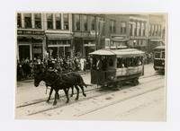 Horse-drawn streetcar (Lawrence Transportation Company)