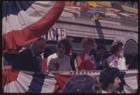 Miss Lawrence on parade