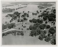 Aerial view looking northwest from intersection of US-24/40 and US-59