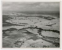 Aerial views of flood plain
