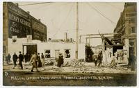 Miller Lumber Yard destruction (627-634 Massachusetts Street)