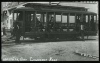 First street car in Lawrence