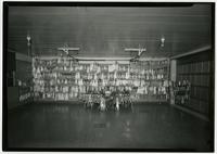 Display of saddle and riding awards