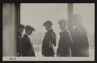 Views at railroad bridge and water treating plant; Junior and Cooky; views of new cement viaduct arch