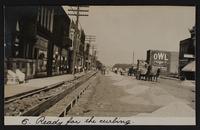 Beginning paving on West Front St.