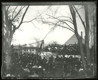 Laying Cornerstone, Lawrence High School
