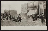 Beginning paving on West Front St.