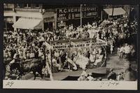 Labor Day Parade; high water in shop yards; depot and viaduct; first airplane flight in Bourke's pasture