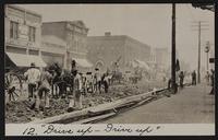 Beginning paving on West Front St.