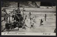 Starting paving on Front Street