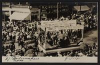 Labor Day Parade; high water in shop yards; depot and viaduct; first airplane flight in Bourke's pasture