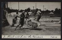 Starting paving on Front Street