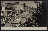 Labor Day Parade; high water in shop yards; depot and viaduct; first airplane flight in Bourke's pasture