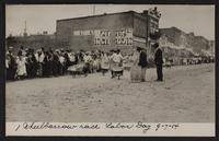Labor Day Parade; high water in shop yards; depot and viaduct; first airplane flight in Bourke's pasture