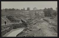 Mission Lake Dam site-excavations