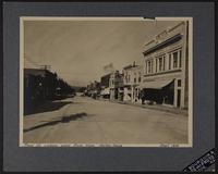 View of Front Street from high school showing new paving
