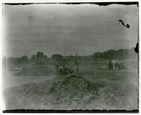 Building the Lawrence Bridge, Halfway Looking North