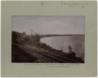 Kansas River and Santa Fe Tracks Looking Northwest