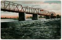 Dam and Bridge Across Kansas River - Lawrence, Kansas