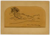 First Townsite Woodcut (Newspaper Clipping)