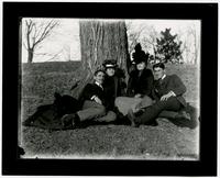 Four People Under A Tree