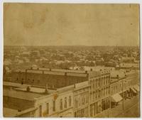 Lawrence View, Looking Southeast from National Bank, Massachusetts St. in Foreground