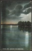 Moonlight on The Kansas River - Lawrence, Kansas